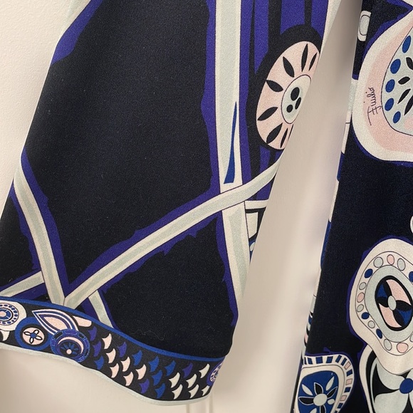 Emilio Pucci Printed 3/4-Sleeve Dress - Picture 3 of 7